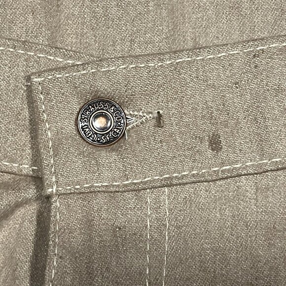 VTG NWT Levi’s Signature Action Jeans 38x29 Skosh More Room Cotton Blend Tan NWT - Picture 4 of 8